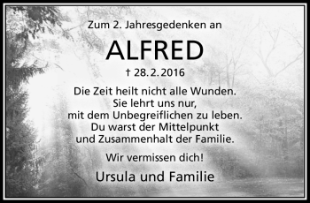 Traueranzeige von Alfred Heinlein von Neue Presse Coburg