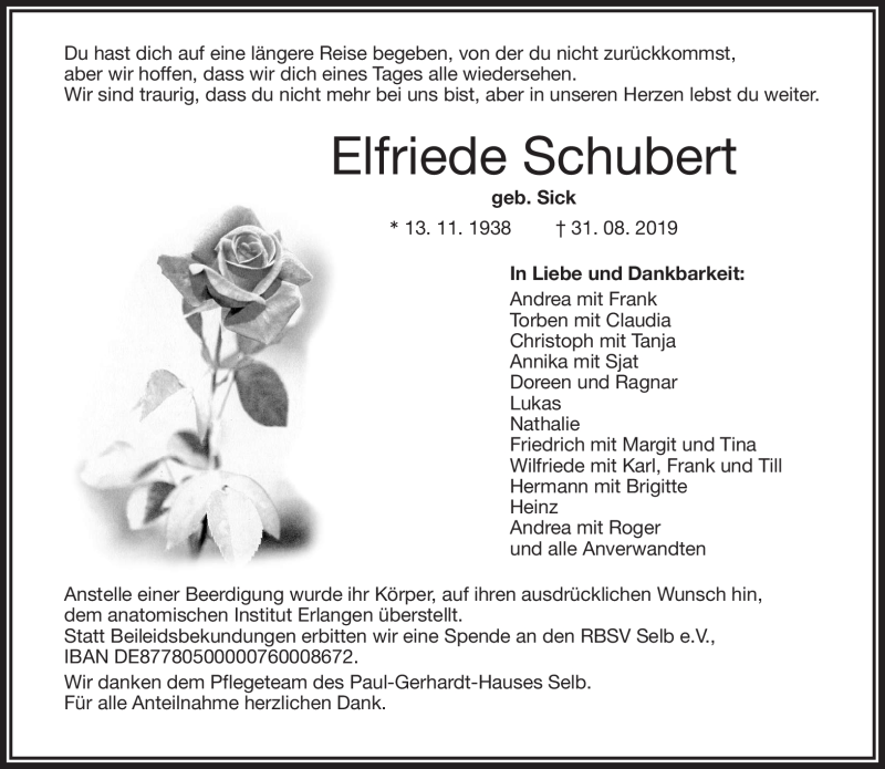 Traueranzeigen Von Ludwig Rauh Franken Gedenkt De