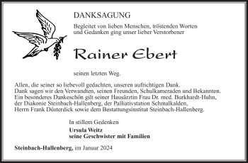 Traueranzeige von Rainer Ebert von 80048