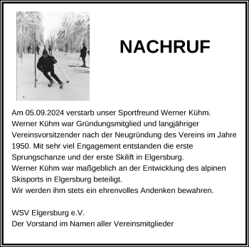 Traueranzeige von Werner Kühm von Südthüringer Presse